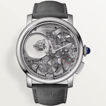 Die Rotonde de Cartier inszeniert die Tonfedern auf der Vorderseite.