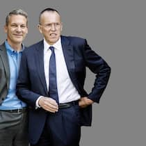 DYNAMISCH UNTERWEGS: Dynamisch unterwegs: CEO Arnd Kaldowski (l.) und Präsident Robert Spoerry befinden sich mit Sonova auf strammem Wachstumskurs.