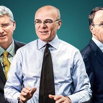 Dividendenkönige: Roche-Chef Severin Schwan (l.), Nestlé-CEO Mark Schneider (r.) und Zurich-Chef Mario Greco können sich bei der Dividende keine Schwäche leisten.