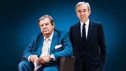 Vor glanzvollen Zeiten: Richemont-Patron Johann Rupert (l.) und LVMH-Taktgeber Bernard Arnault.