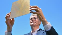 JP Fricker mit einem Cerebras-Chip. Sie sind 50-mal grösser (und teurer) als jene der Konkurrenz.