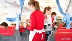 Was Passagiere im Flieger trinken:Austrian Air: Wein: 420'000 Liter Bier: 120'000 Liter Champagner/Sekt: 49'840 Liter