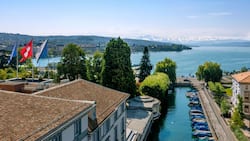 Wer Glück hat, ergattert im Zürcher «Baur au Lac» ein Zimmer mit Seeblick.