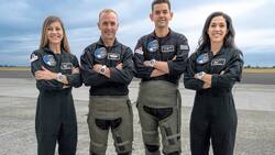 Die Crew der «Polaris Dawn»: Anna Menon von SpaceX, Scott «Kidd» Poteet (pensionierter Oberstleutnant der US-Airforce), Kommandant Jared Isaacman und Sarah Gilles von SpaceX.