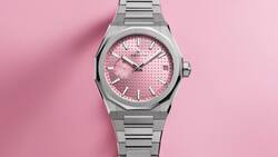 Die Uhr Defy Skyline Pink steht ganz im Zeichen der «Breast Cancer Awareness». Ein Teil des Umsatzes spendet Zenith.
