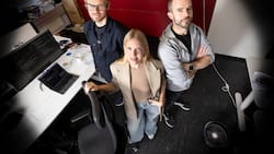 Info-Beschaffer: Kevin Roth, Paulina Grnarova und Yannic Kilcher (von links) machen mit ihrer Suchmaschine die Juristerei effizienter.
