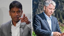 Novartis-Chef Vas Narasimhan (l.) und Roche-Lenker Severin Schwan haben ihre Pharmakonzerne gut aufgestellt.