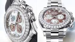 Die neue Rolex-Daytona: Mit viel Bling und Perlmutt.