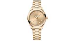 Die neue Aqua Terra 30 mm in Moonshine-Gold schimmert sanft.
