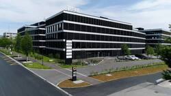 Der Amag-Hauptsitz im Helix-Geschäftshaus in Cham.