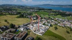 Foto: Philippe Rossier, 28.5.2026, Schindellegi SZ, Baustelle eines Luxus-Baus in Feusisberg / Schindellegi. Story Dorothea Vollenweider
