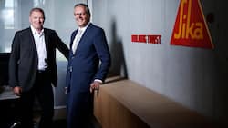 Schwächere Dynamik: Sika-Präsident Paul Hälg (r.) und CEO Paul Schuler enttäuschten im ersten Halbjahr 2019 für einmal die Aktionäre.