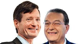 Können die härteren Kapitalvorschriften als Chance nutzen: UBS-Chef Oswald Grübel (r.) und CS-Lenker Brady Dougan.