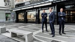 Die Chiefs: Patrick Graf, Chief Commercial Officer, Guido Zumbühl, Chief Executive Officer, und Jörg Baumann, Chief Marketing Officer von Bucherer (v.l.), geben Gas.