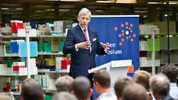 Dominic Barton, Global Managing Director von McKinsey, an einem Symposium der Universität St. Gal