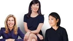 Ausnahmeerscheinungen: Mia Brunell Livfors, Andrea Jung und Zhang Xin (v.l.).