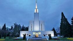 Der Tempel der Schweizer Mormonen in Zollikofen BE.