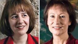 Jasmin Staiblin (l.) von Alpiq und BKW-Chefin Suzanne Thoma.