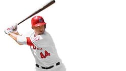 Kraftvoll wie viele US-Konzerne: Baseballspieler der Los Angeles Angels.