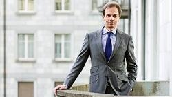Hausherr auf Zeit: ZKB-Chef Martin Scholl auf dem Balkon des provisorischen Hauptsitzes der Bank am Mythenquai.