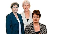 Ems-Chemie-Chefin Magdalena Martullo-Blocher, Gail Kelly, Lenkerin der Westpac Bank und Telstra-CEO Catherine Livingstone (v.l)