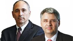 Im Formtief: Novartis- Chef Joe Jimenez und Severin Schwan, CEO von Roche.