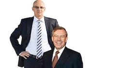 Gute Aussichten mit Sulzer: CEO Klaus Stahlmann (l.) und Präsident Manfred Wennemer.