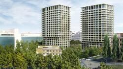 Zwei Wohntürme mit je 19 Stockwerken. (Bild: themetropolitans.ch, Implenia)