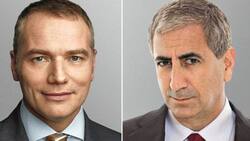 Im Wettstreit um Investment Banker: UBS-Spartenchef Carsten Kengeter (l.) und Kenneth Moelis von Moelis & Co.