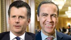 Rivalen: Philipp Hildebrand (l.) und Mark Carney.