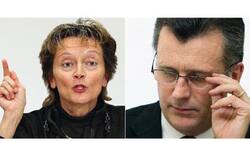 Bundesrätin Eveline Widmer-Schlumpf und Nationalbank-Präsident Philipp Hildebrand.