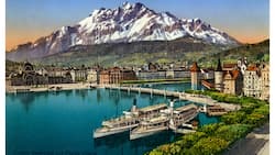 Eine Postkarte von Luzern aus dem frühen 20. Jahrhundert.