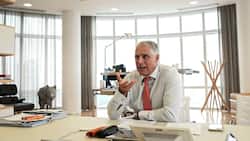 Andrea Orcel in seinem Büro im 38. Stock des Unicredit-Hauptsitzes in Mailand.