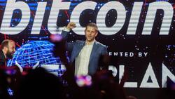 Eric Trump an der Bitcoin Asia Konferenz 2025 in Hong Kong.