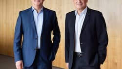 Unter Präsident Lukas Braunschweiler (r.) und CEO Achim von Leoprechting dürfte Tecan weiter munter wachsen.