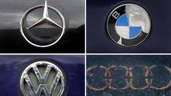 Ramponiert: Deutsche Autohersteller stehen in der Kritik.   Keystone