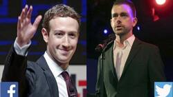 Mark Zuckerberg und Jack Dorsey: Richtig jubeln kann nur einer.  Keystone