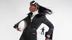 Zenith x Fusalp: Die Capsule-Collection besteht aus markant designten Teilen – schwarzen und weissen Uhren zu schwarzen Skidresses mit Couture-Appeal.