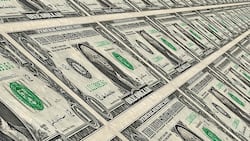 Dollarnoten im Druck.