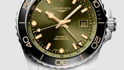 Longines HydroConquest Die Sportuhr mit 43-mm-Stahlgehäuse, Keramiklünette und kratzfestem Saphirglas kann viel aushalten, auch Druck bis 300 Meter unter Wasser. 2800 Fr.