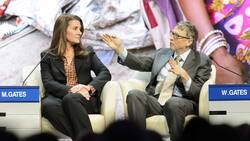 Melinda und Bill Gates: Gemeinsame Stiftung ist bei Sika engagiert.   Keystone