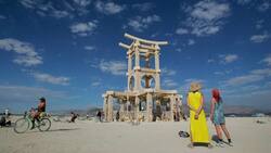 Festival Burning Man: Es herrscht die Praxis des Schenkens. Keystone