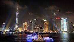 Eindrückliche Skyline von Shanghai.   Keystone