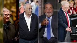 Gates, Ortega, Buffett und Slim: Sie sind Teil des exklusivsten Klubs der Welt.  Keystone