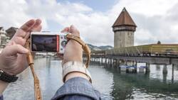 Kapellbrücke: Wahrzeichen der Stadt Luzern. Keystone
