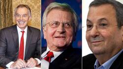 Im Dienste von Schweizer Unternehmen: Tony Blair (l.), Jean-Claude Trichet (m.) und Ehud Barak.