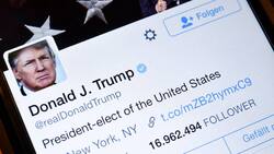 Twitter-Account: Mit seinen Tweets wirbelt Trump die Börsenkurse durcheinander.Keystone