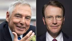 Brabeck (l.) und Schneider: Der neue Nestlé-CEO wusste zu überzeugen. Keystone; Axel Griesch/laif