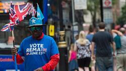 Brexit-Gegner: Der Ausgang des Votums ist noch völlig unabsehbar.  Keystone