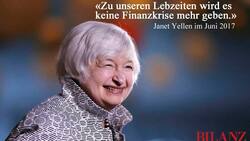 Die waghalsigsten Prognosen der Wirtschaftsgeschichte:Kürzlich äusserte die Fed-Präsidentin Janet Yellen, sie glaube nicht, dass es noch eine Finanzkrise zu Lebzeiten gäbe. Eine mutige Aussage. Ob sich diese Prognose bestätigt, wird sich zeigen.Keystone